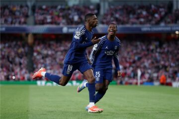 ترتيب هدافي دوري أبطال أوروبا بعد هدف ديمبلي أمام آرسنال