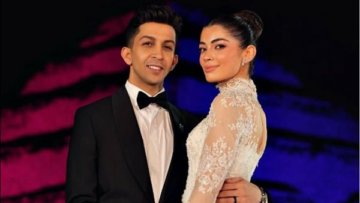 حفل زفاف ليلى أحمد زاهر وهشام جمال.. أول صور من الحفل