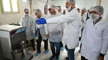 لجنة من وزارة الصناعة تتفقد مصانع شركة “بلبن”