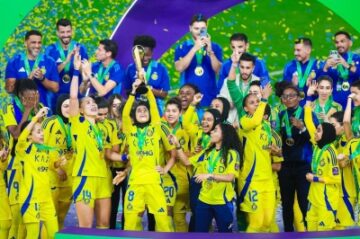 النصر يتوَّج بلقب الدوري الممتاز للسيدات لموسم 2024-2025