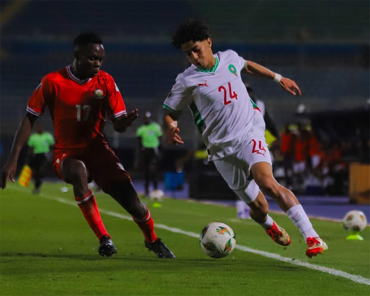 المغرب يتجاوز كينيا بثلاثية مثيرة في كأس أمم إفريقيا تحت 20 عامًا