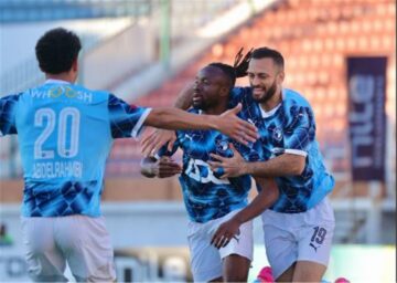 فيديو | مروان حمدي يسجل هدف تعادل بيراميدز أمام البنك الأهلي