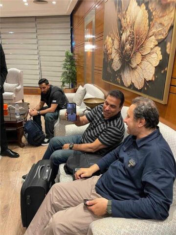 صور | وصول الوفد الأول من الرياضيين المصريين في ليبيا