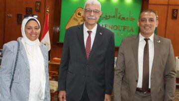 رئيس جامعة المنوفية يصدر قرارات بتعيين وكلاء جدد بكلية التربية الرياضية