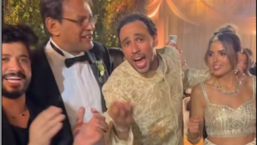 مصطفى حجاج يحيي زفاف رامي عاشور بأجواء هندية مبهجة