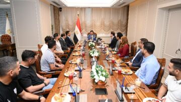 وزير الشباب يستقبل بعثة الرياضيين العائدين من ليبيا
