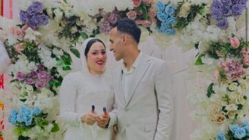 ناصر منسي يحتفل بعقد قرانه ويشارك الجمهور فرحته