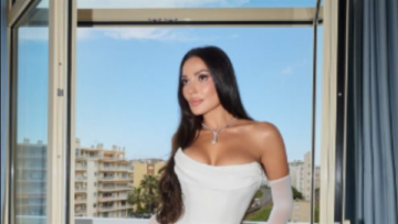 نادين نسيب نجيم في مهرجان كان السينمائي.. تتألق بإطلالة بيضاء أنيقة