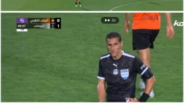 بعد انتهاء الشوط الأول.. تعليق ساخر من الدردير  على مباراة الزمالك والبنك الأهلي