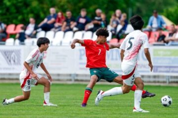 نجل كريستيانو رونالدو يخوض أول مباراة دولية مع منتخب البرتغال