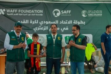 القادسية يرسم البهجة بمخيم الزعتري في الأردن
