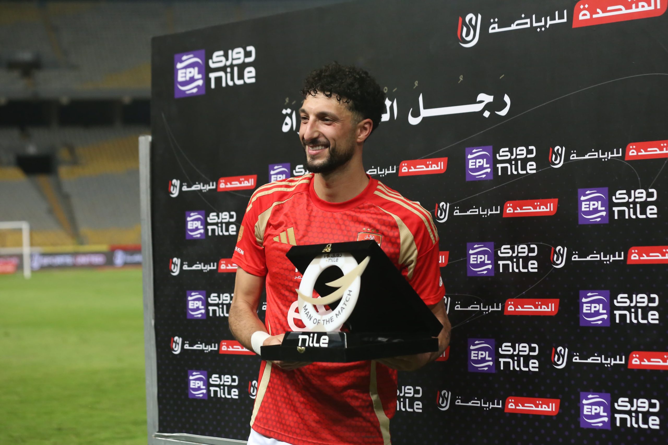 وسام أبو علي رجل مباراة الأهلي والمصري البورسعيدي في الدوري الممتاز – مصر سبورت