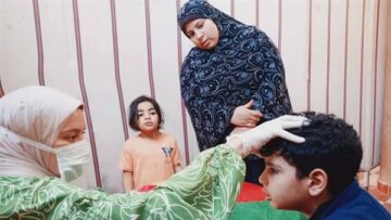 الكشف الطبي علي” ٤٣٢️” من أهالي قرية العامرة في قافلة طبية لجامعة المنوفية